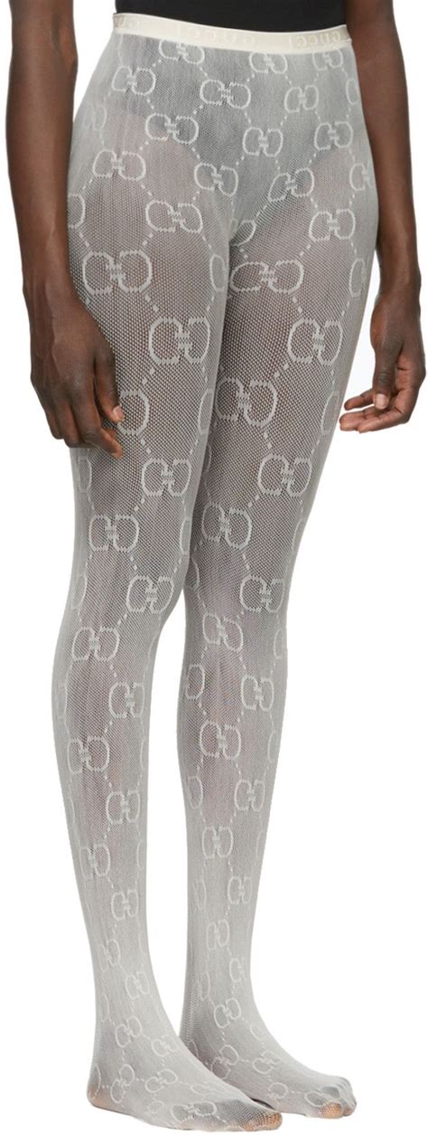 gucci stockings white|genuine gucci tights.